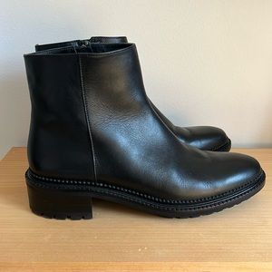 Aquatalia waterproof leather ankle boots